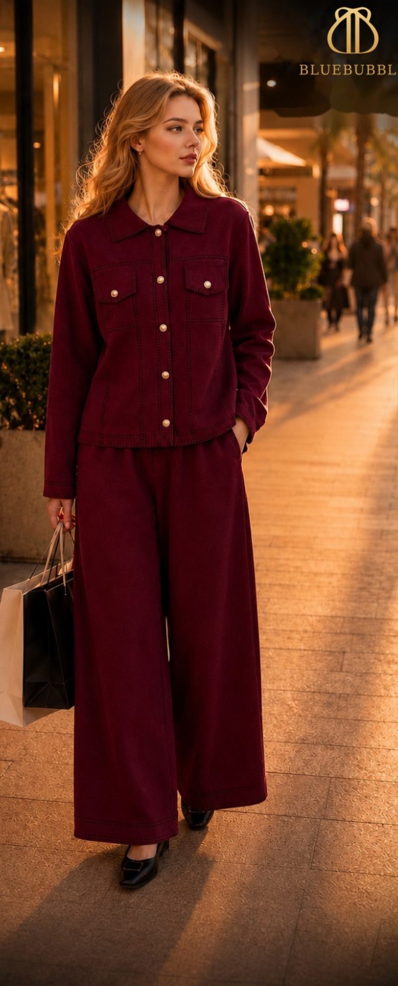Collar Pocket Knit Co-ord Set from the Blue Bubble Winter 2026-27 collection