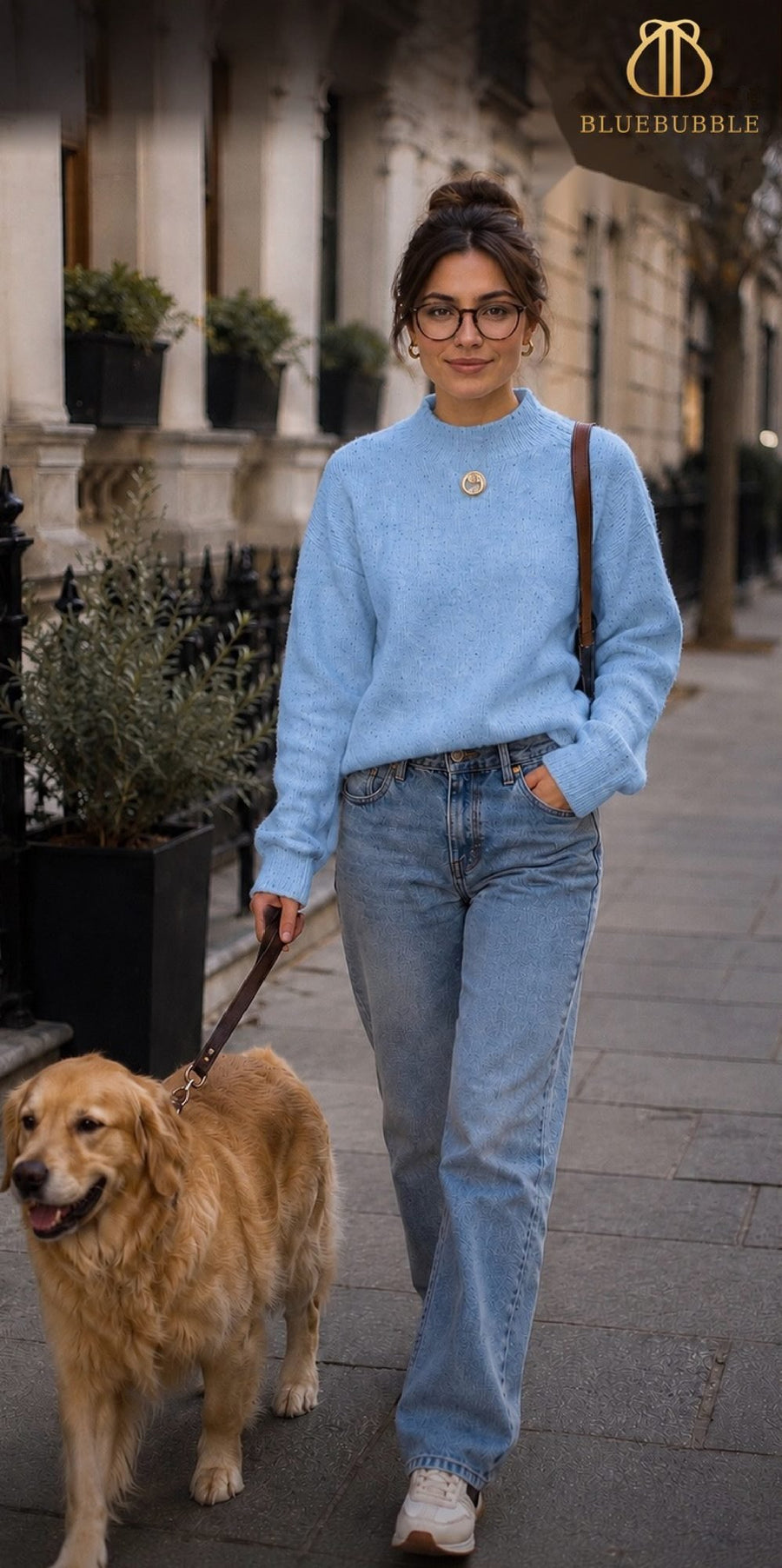 Embellished Hem Knit Top from the Blue Bubble Winter 2026-27 collection