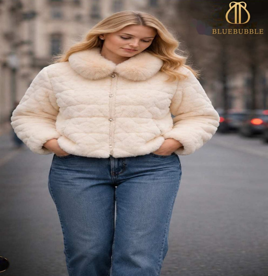 Ivory Plush Jacket from the Blue Bubble Winter 2026-27 collection
