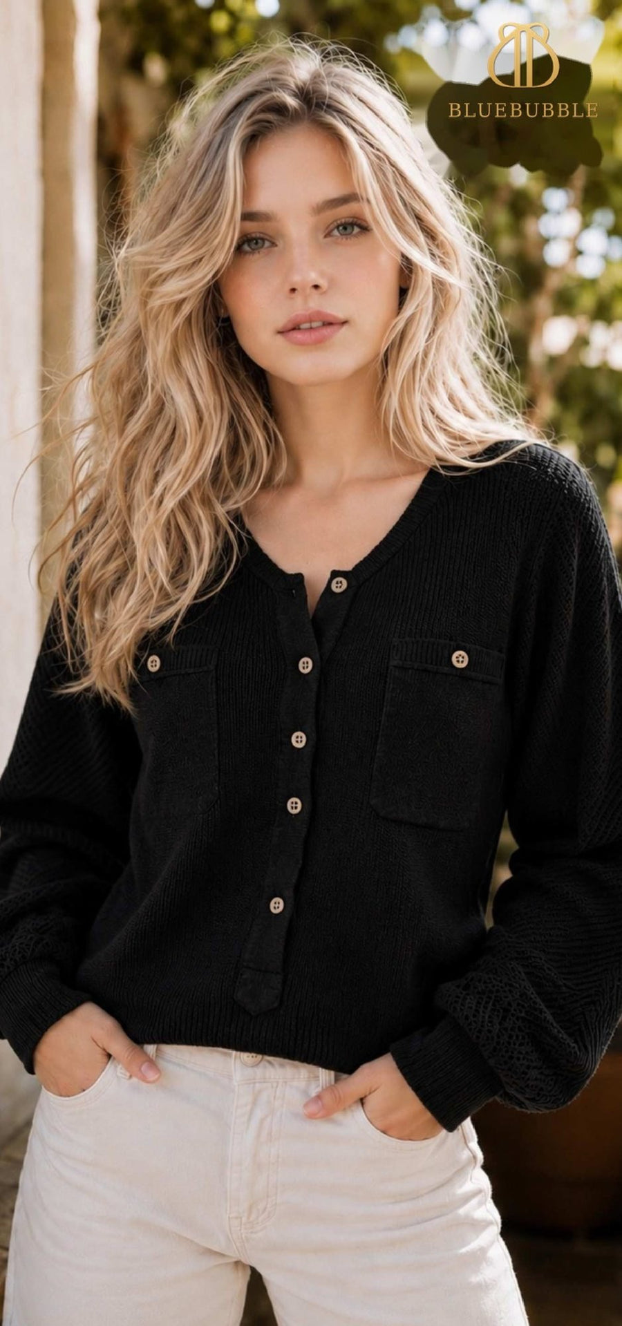 Knit Pocket Henley Top from the Blue Bubble Winter 2026-27 collection