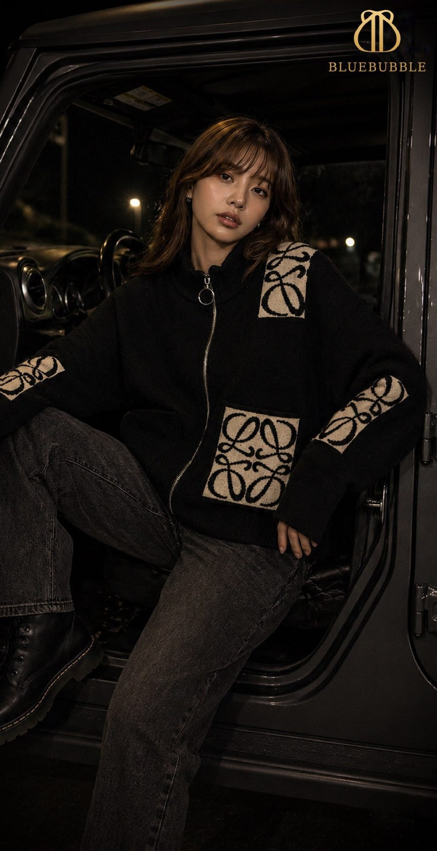 Pattern Block Zip Jacket from the Blue Bubble Winter 2026-27 collection