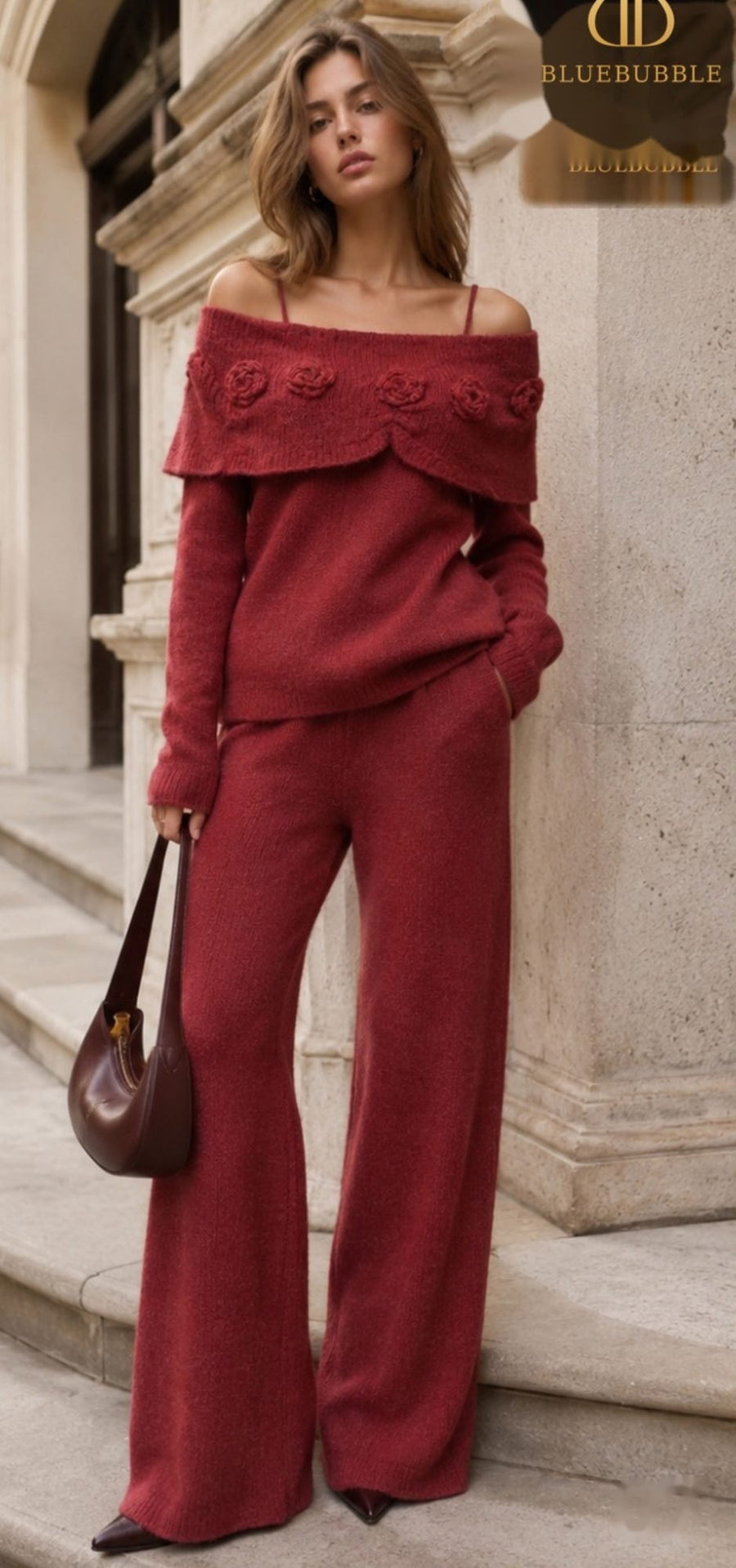 Rosette Knit Co-ord Set from the Blue Bubble Winter 2026-27 collection