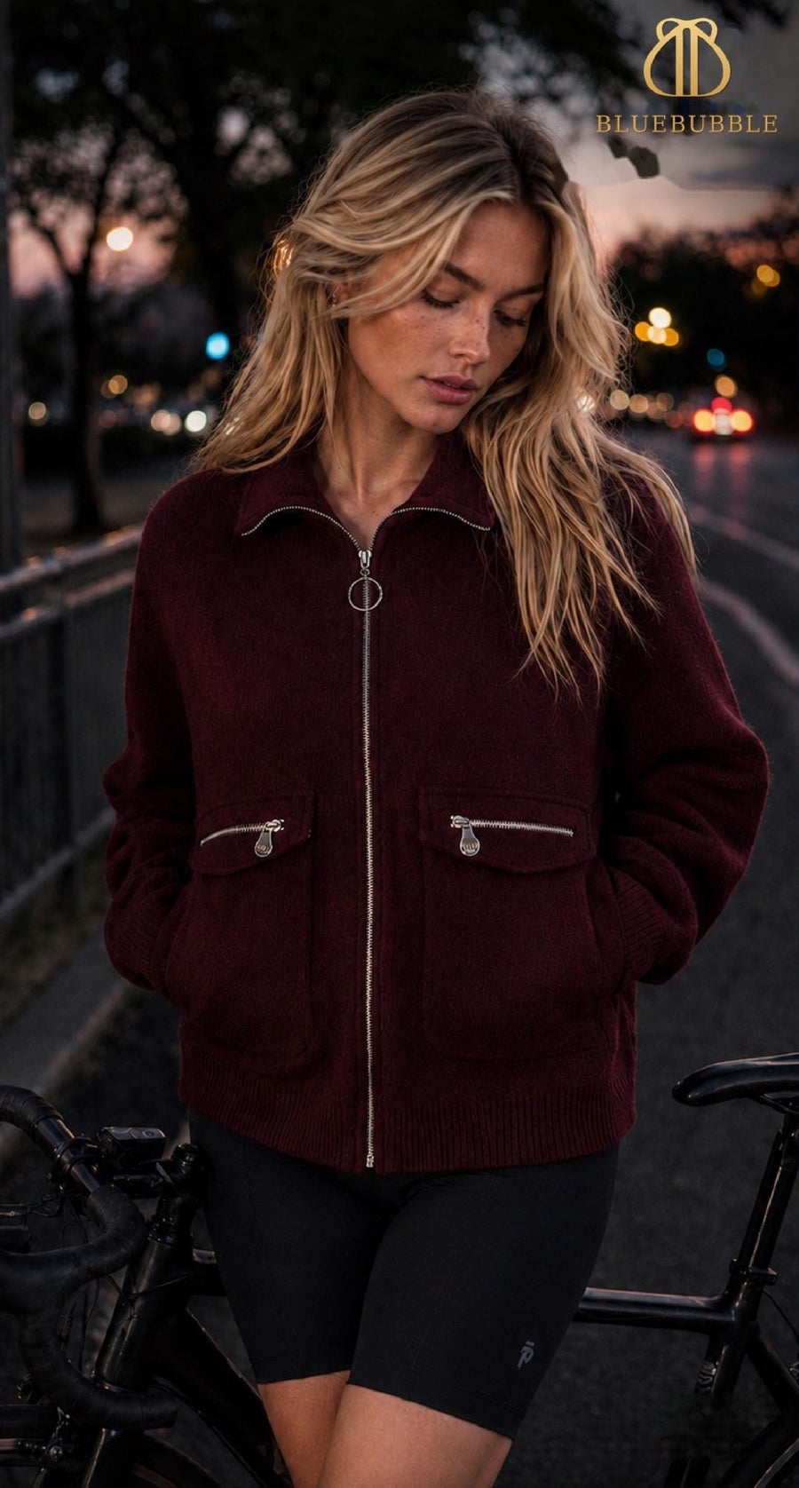 Zip Knit Jacket from the Blue Bubble Winter 2026-27 collection